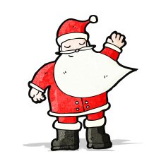Cartoon Santa Claus N129