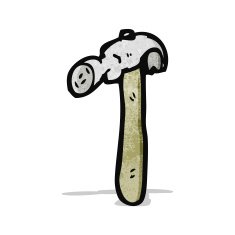 Cartoon Hammer N25