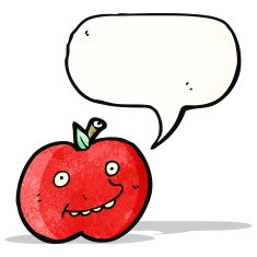 Cartoon Apple N38