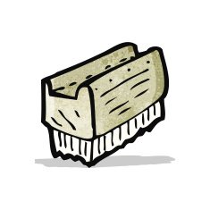 cartoon nail brush