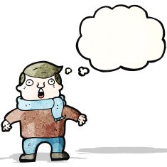 cartoon man wearing scarf N2