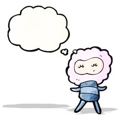 cute little cloud monster cartoon N4