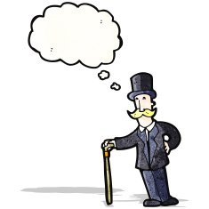 cartoon victorian man N5