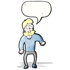 cartoon staring man N5