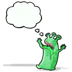 cartoon crazy alien N5