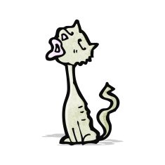 Cartoon Cat N138