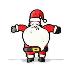 Cartoon Santa N19