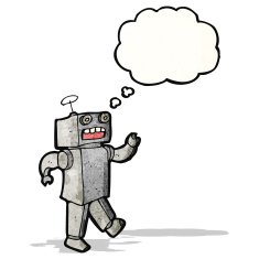 Cartoon Robot N74
