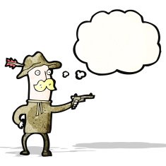 Cartoon Cowboy N16
