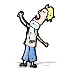 cartoon singing man N7
