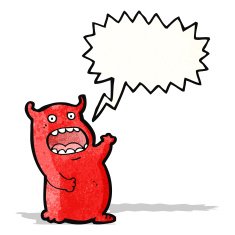shouting alien cartoon N2