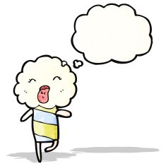 cute little cloud creature sticking out tongue N2