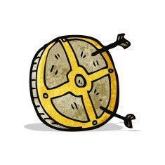 cartoon medieval shield