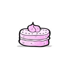 cartoon small cake