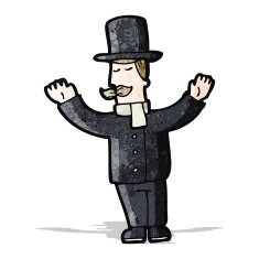cartoon victorian gentleman N3