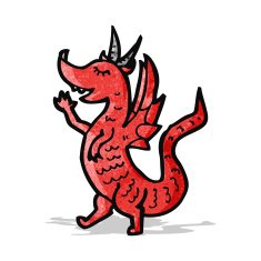 Cartoon Dragon N22