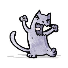 Cartoon Cat N143