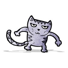 Cartoon Cat N144