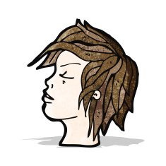 cartoon profile face N2