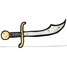 Cartoon Sword N22