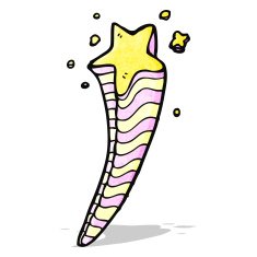 cartoon shooting star N10