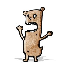 funny cartoon bear N5