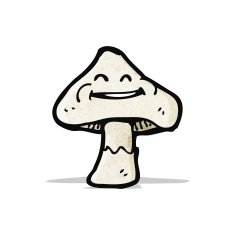 cartoon mushroom with face N2