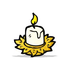 old candle holder cartoon N2