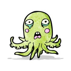 Cartoon Octopus N38