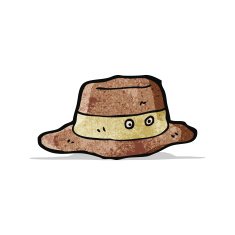 cartoon old hat N4