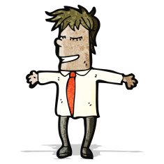 cartoon office man N8
