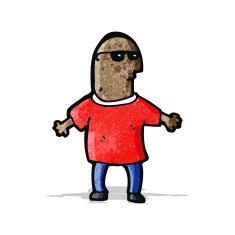 cartoon cool guy