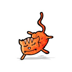 funny cartoon cat N76