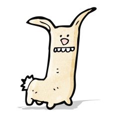 Funny cartoon rabbit N11
