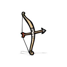 Cartoon Bow And Arrow N8