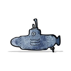 Cartoon Submarine N7