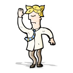 cartoon dancing office man N2