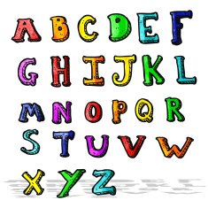 cartoon alphabet N10
