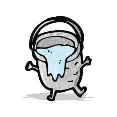 bucket cartoon character N3