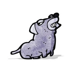 funny little dog cartoon N4