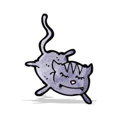 funny cartoon cat N78