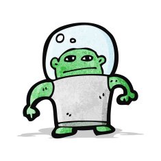 Cartoon Alien N54
