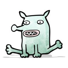 funny cartoon dog N2