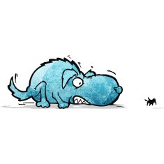 funny cartoon dog N3