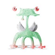 Cartoon Alien N56