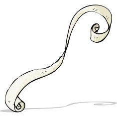 cartoon scroll banner N8
