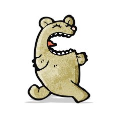 funny cartoon bear N8