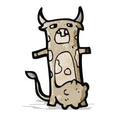 Cartoon Cow N42