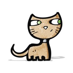 Cartoon Cat N145