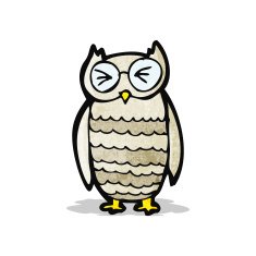 Cartoon Owl N61